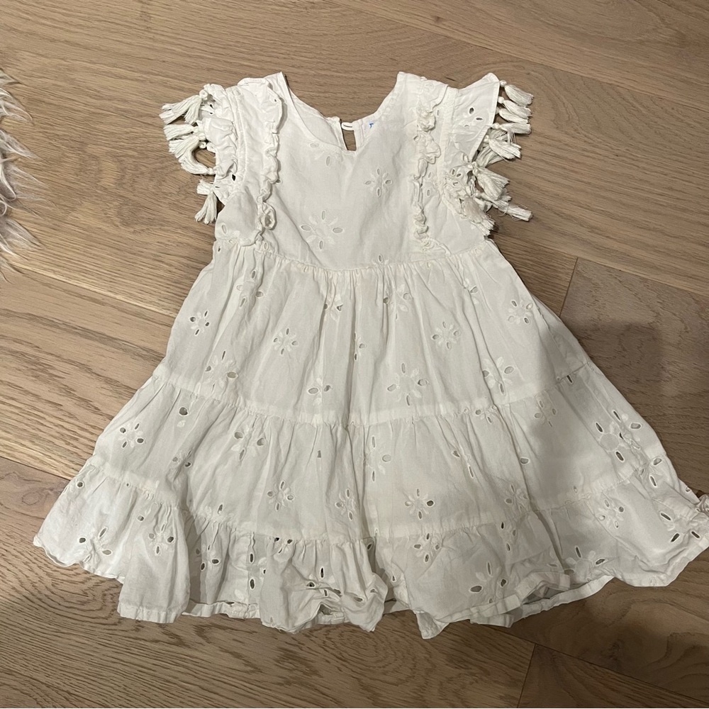 Mer St Barth white eyelet dress size 2